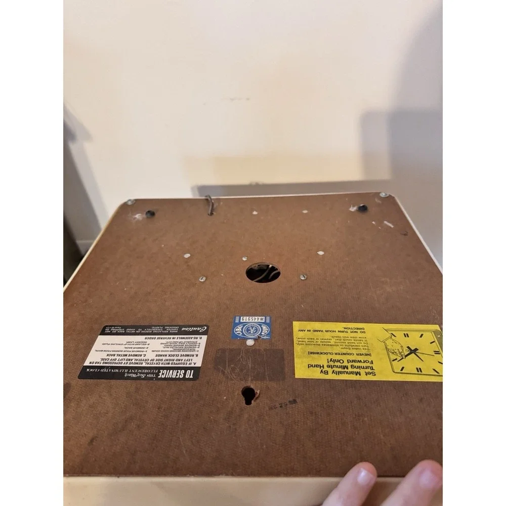 Federal Landbank Association Clock Light Up Vintage Advertisement VTG *FLAWS*